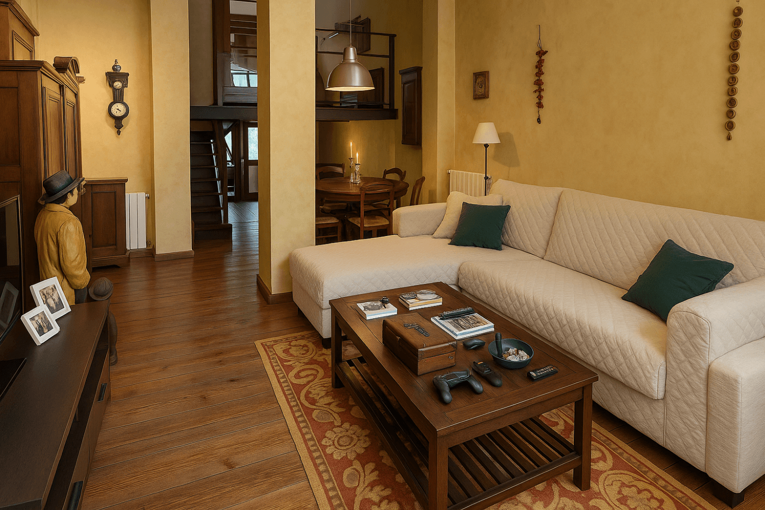 Loft con jardín en les corts Barcelona — Apartamento en Castelldefels